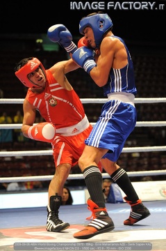 2009-09-06 AIBA World Boxing Championship 0970 - 69kg - Emil Maharramov AZE - Serik Sapiev KAZ